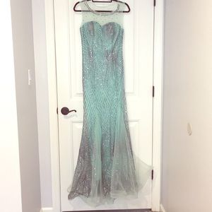 Sparkly tulle gown